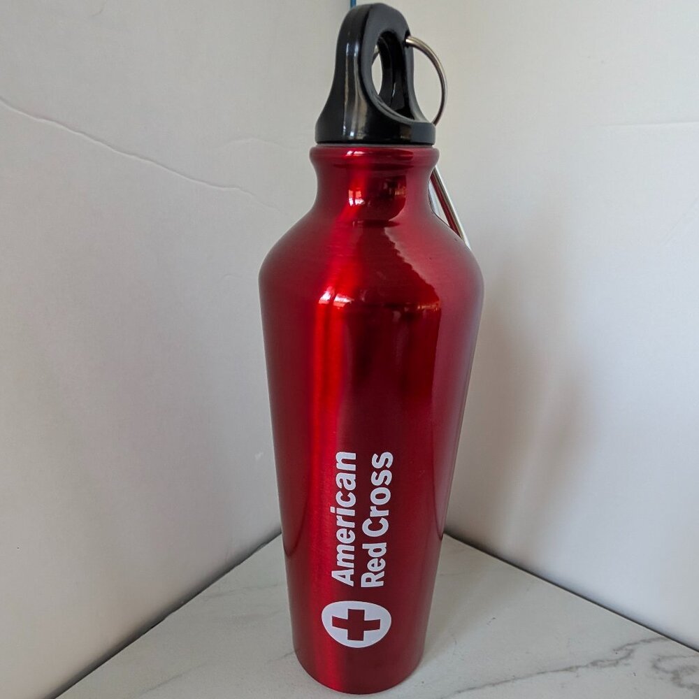 American Red Cross Aluminum Water Bottle - New